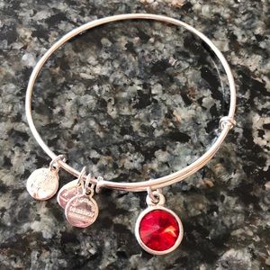 Alex & Ani July birthstone bangle.